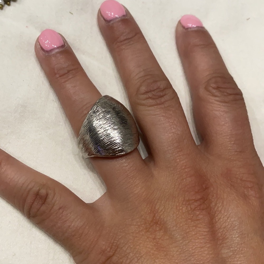 Silver Statement Ring - image 1